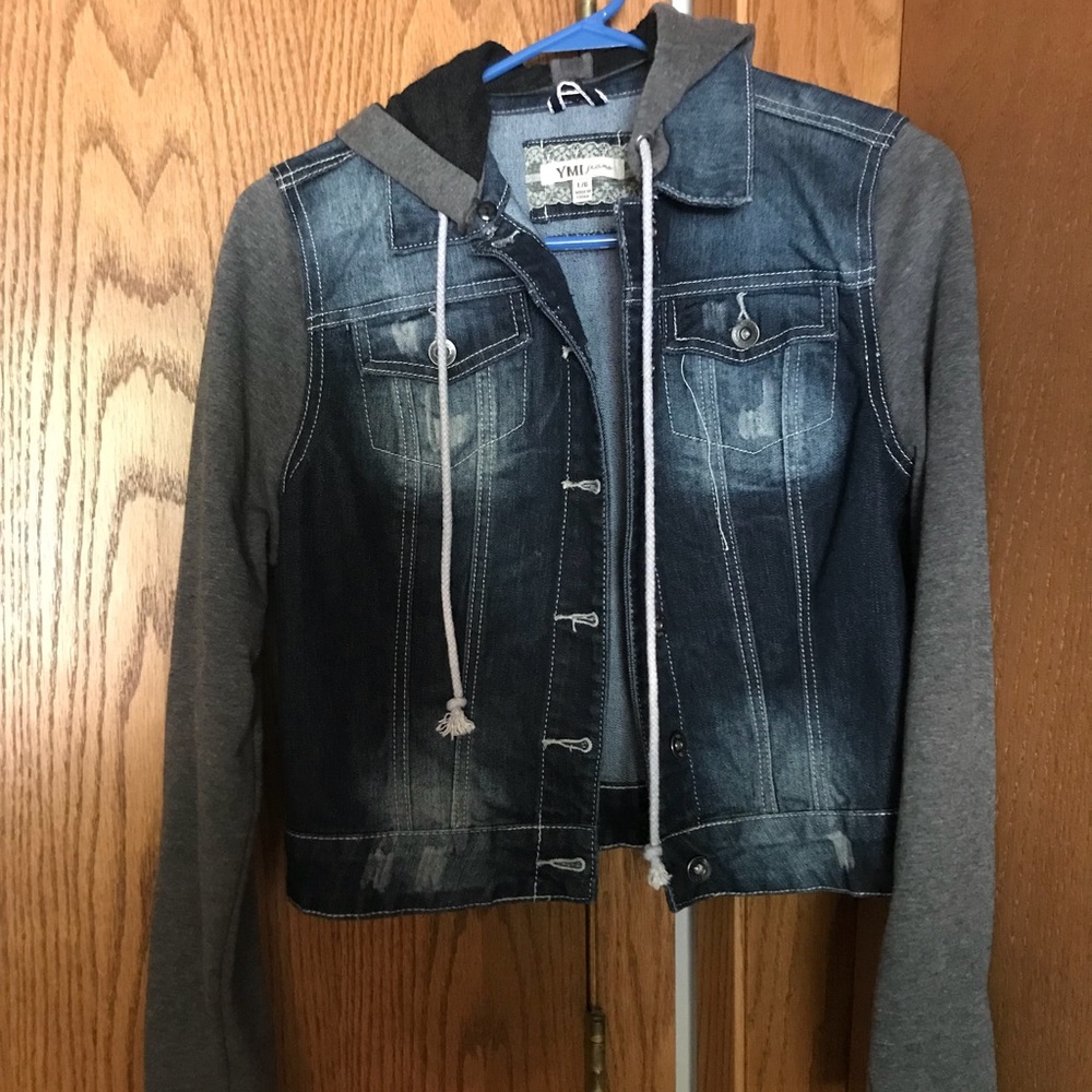 Denim hoodie